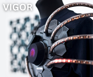 VIGOR - a Fashiontech Artwork Representing the Symbiosis of Fashion and Technology