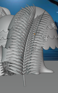 Palm Tree Leaf Modeling