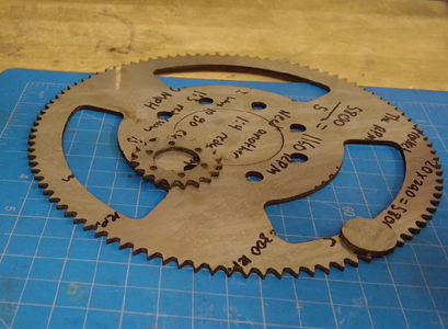 Mounting to the Wheel+sprockets