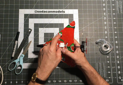 Create a Grip to Toss Your Soda Can Airplane