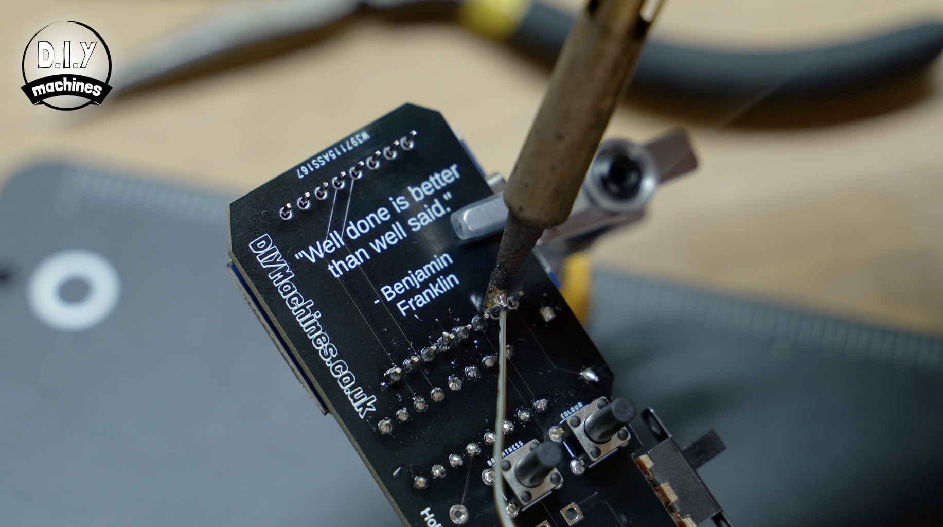 Electronics - Soldering the Microcontroller & LED Connection