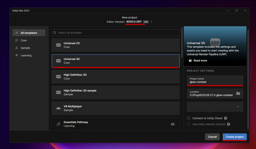 Set Up the Unity Project