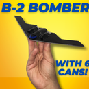 How to Build a Soda Can Airplane B-2 Bomber With Just 6 Aluminum Cans